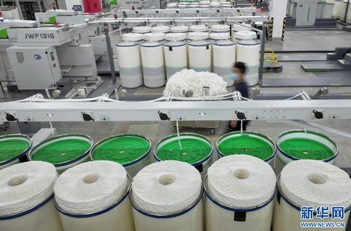 江蘇南通 智慧紡紗工廠生產(chǎn)忙